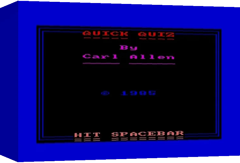 Quick Quiz — box-3D (WOR)