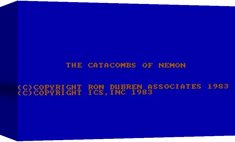 Catacombs Of Nemon, The — box-3D (WOR)