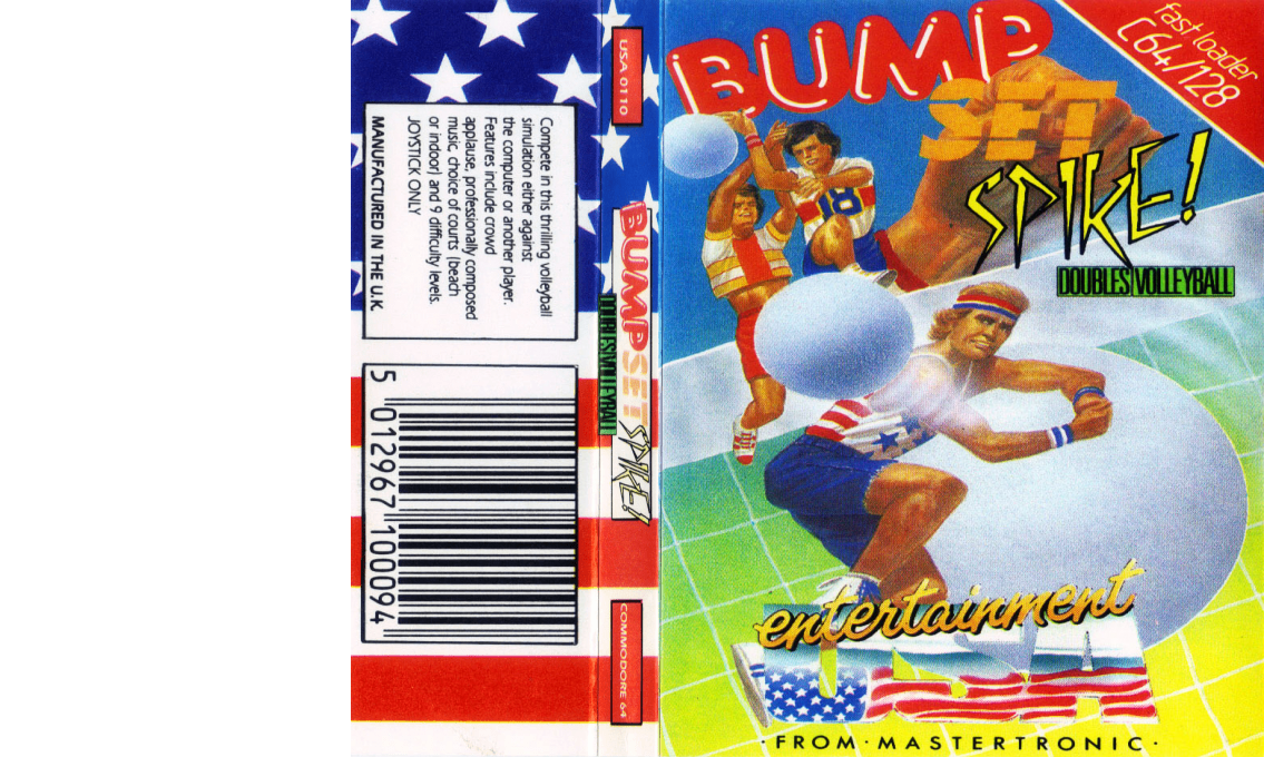 Bump, Set, Spike! Doubles Volleyball — box-texture (EU)