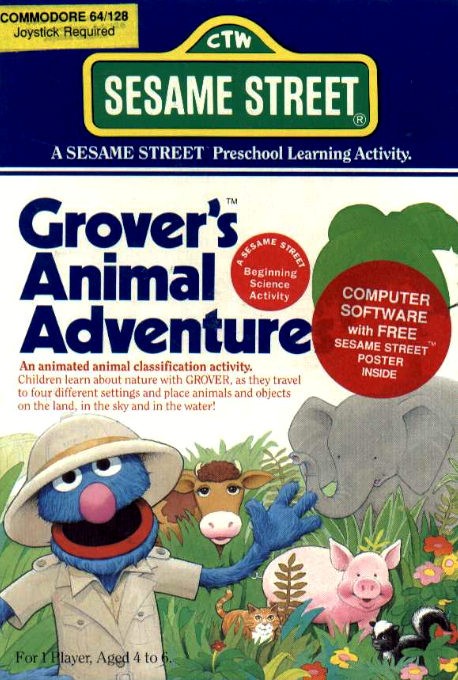 Grover's Animal Adventures box art