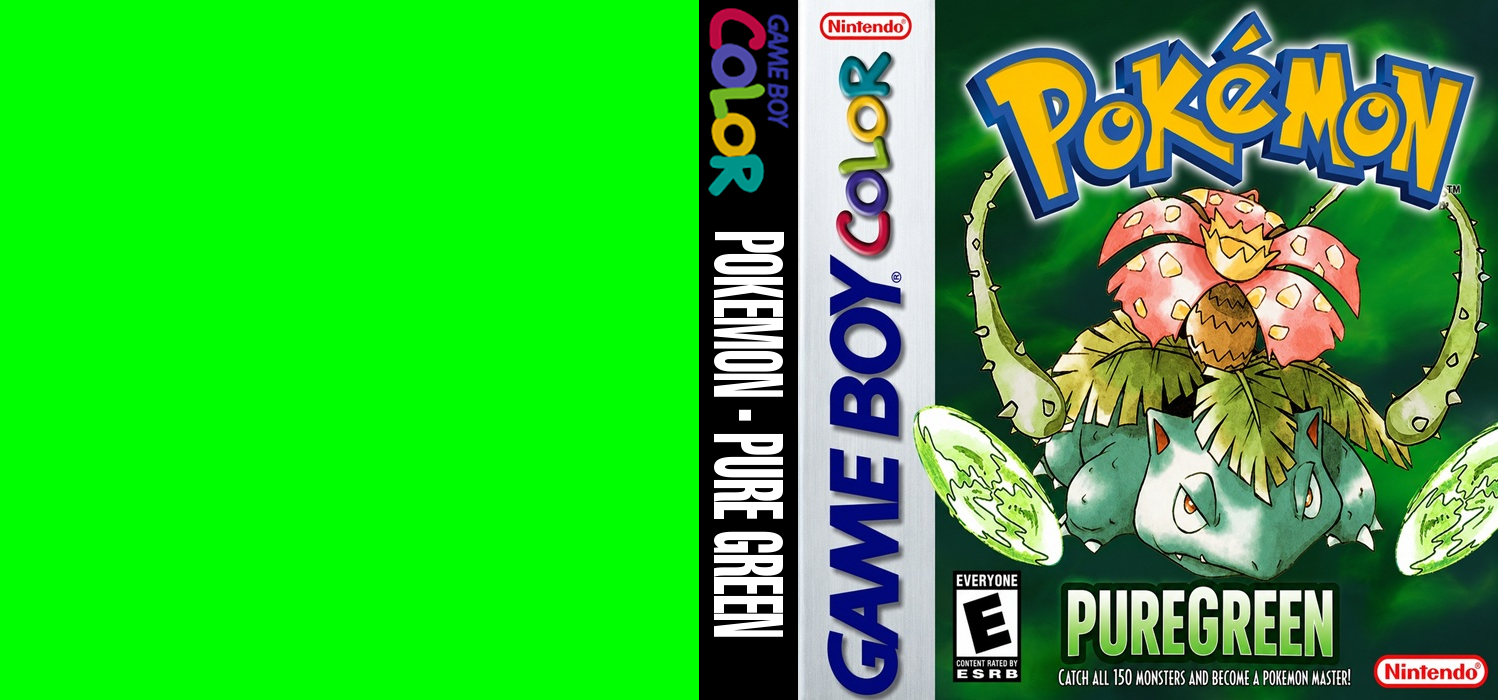 Pokemon - Pure Green — box-texture (US)