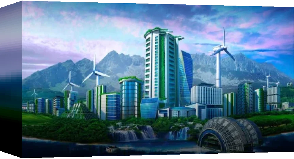 Cities: Skylines - PlayStation 4 Edition — box-3D (WOR)