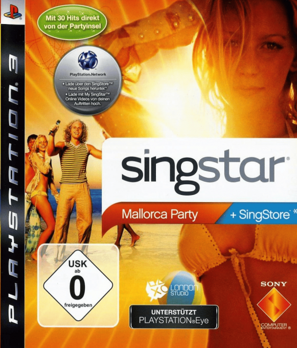 SingStar Mallorca Party box art