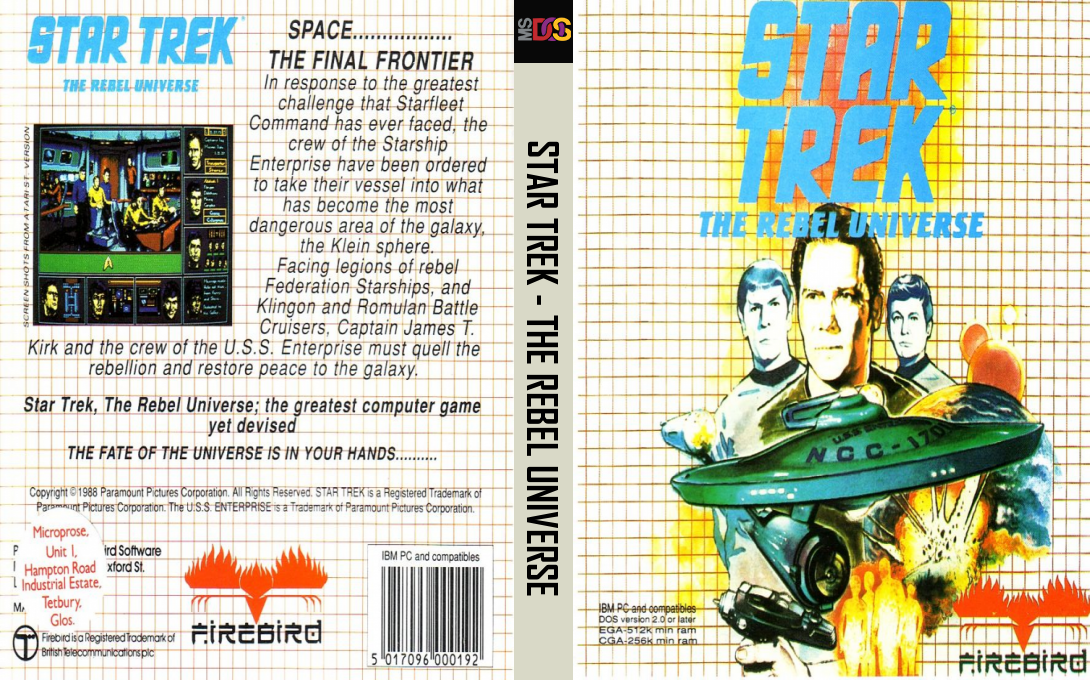 Star Trek - The Rebel Universe — box-texture (EU)