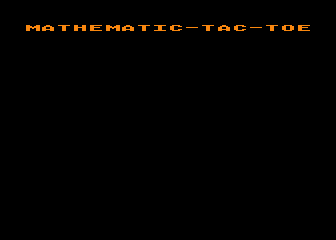 Mathematic-Tac-Toe — sstitle (US)