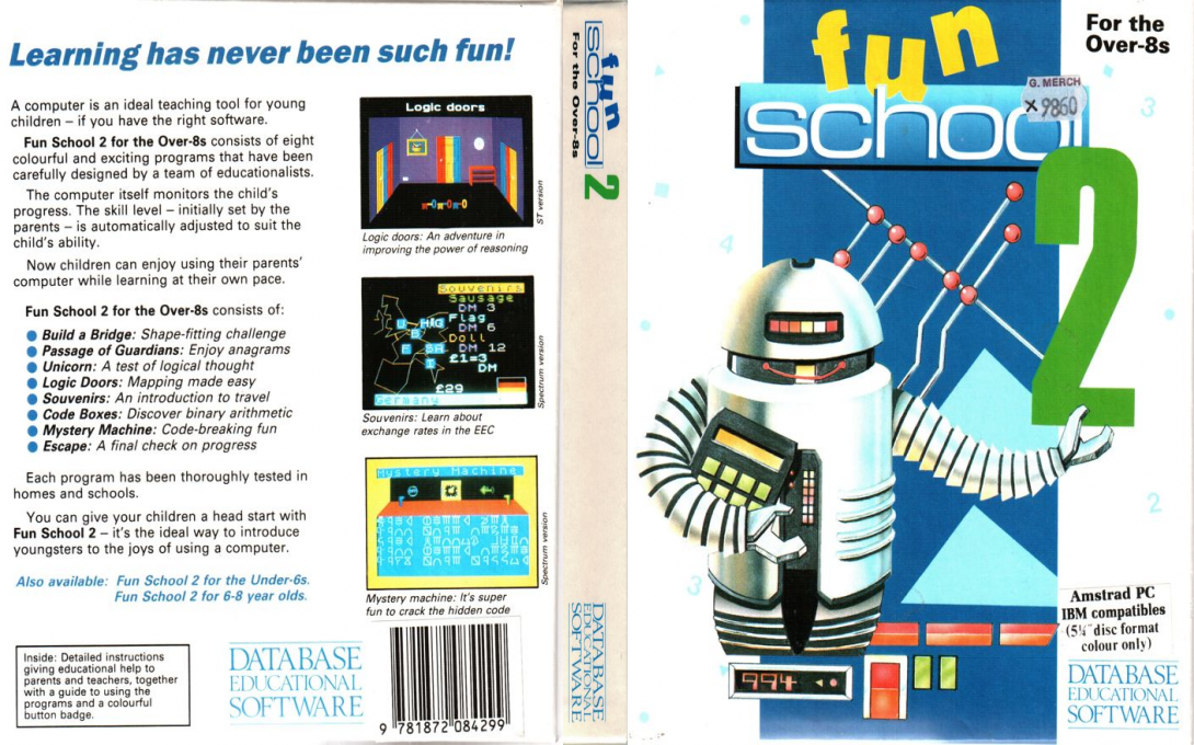 Fun School 2 - For Over 8's — box-texture (EU)
