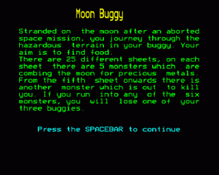 Moon Buggy — sstitle (EU)
