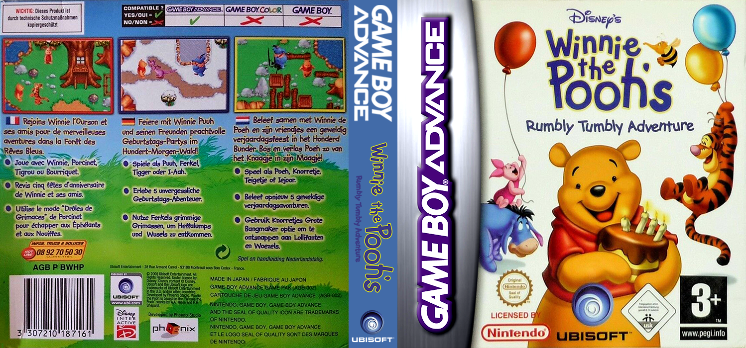 Winnie The Pooh's Rumbly Tumbly Adventure — box-texture (EU)