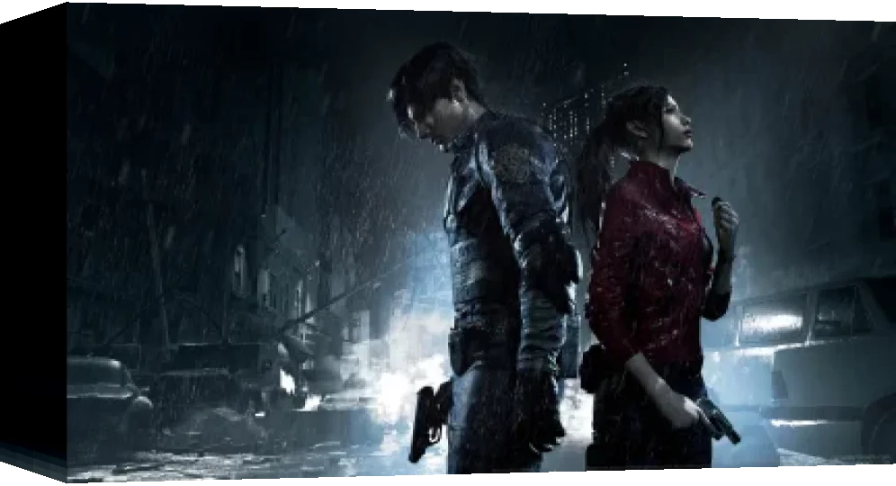 Resident Evil 2 — box-3D (WOR)