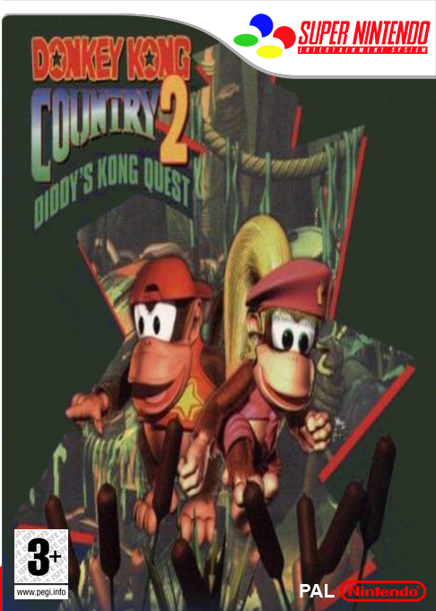 Donkey Kong Country 2 - Diddy's Kong Quest — box-2D (FR)