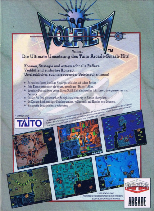 Volfied — box-2D-back (DE)