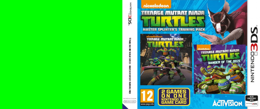 Nickleodeon Teenage Mutant Ninja Turtles: Master Splinter's Training Pack — box-texture (EU)