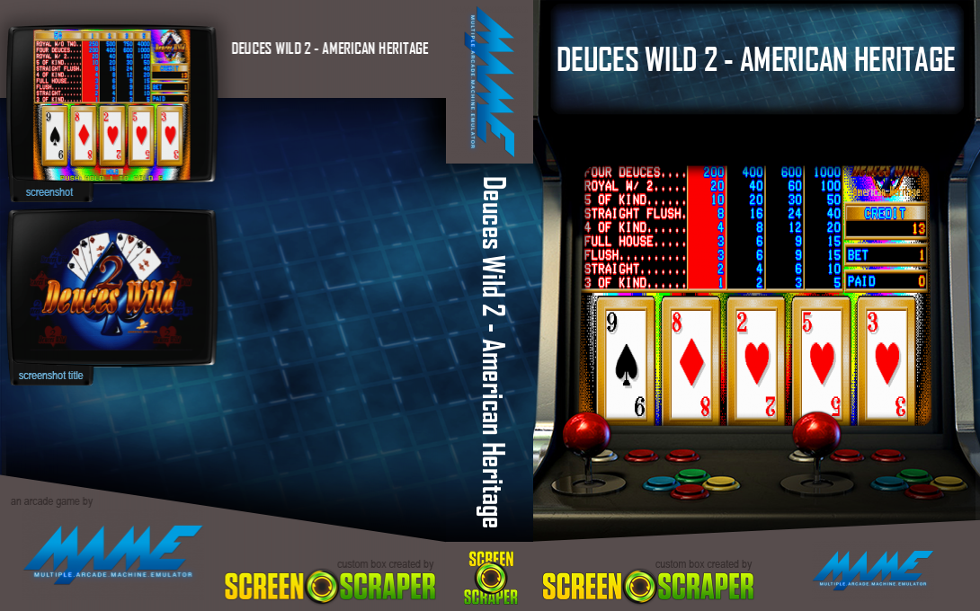 Deuces Wild 2 - American Heritage — box-texture (SS)