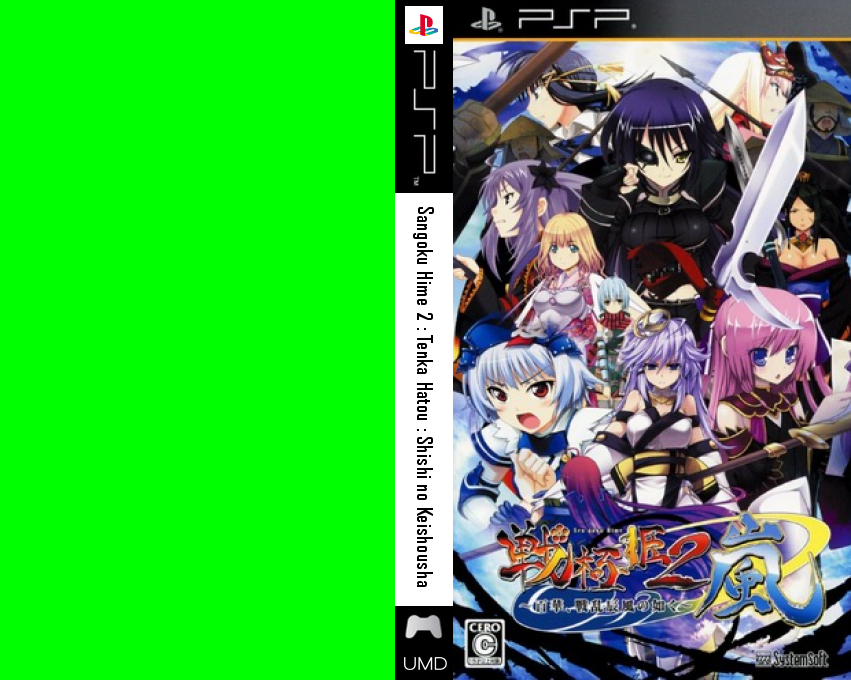 Sangoku Hime 2 - Tenka Hatou - Shishi no Keishousha — box-texture (JP)