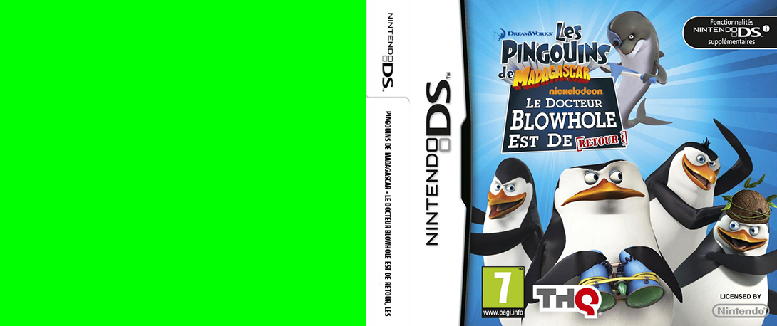 Penguins of Madagascar, The - Dr. Blowhole Returns Again! — box-texture (FR)