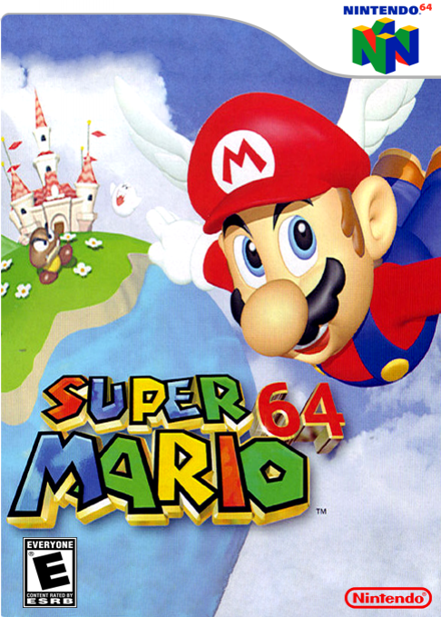Super Mario 64 box art