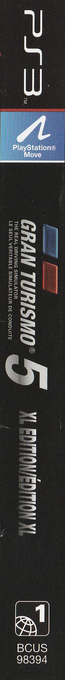 Gran Turismo 5 - XL Edition — box-2D-side (CA)