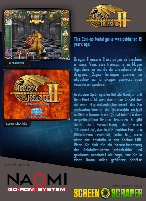 Dragon Treasure II — box-2D-back (SS)