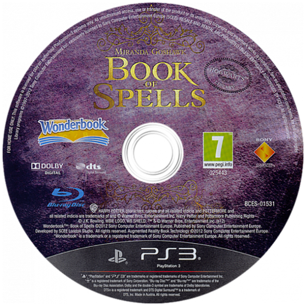 Wonderbook - Book of Spells — support-2D (EU)