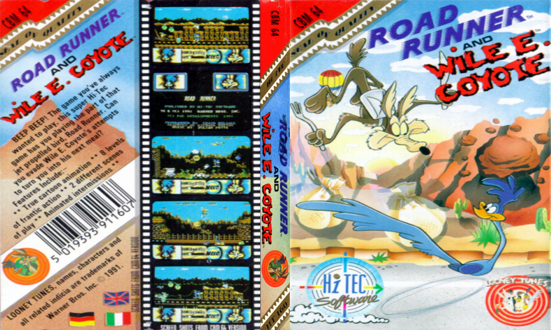 Road Runner And Wile E. Coyote — box-texture (EU)