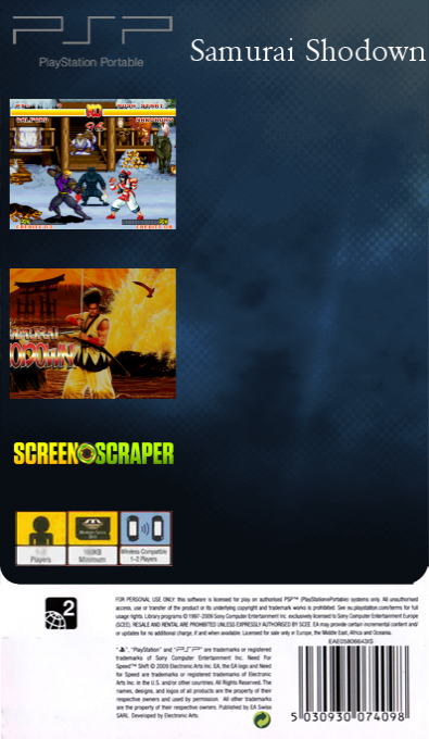 Samurai Shodown — box-2D-back (SS)
