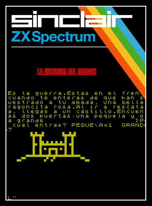 Aventura Del Dragon, La box art