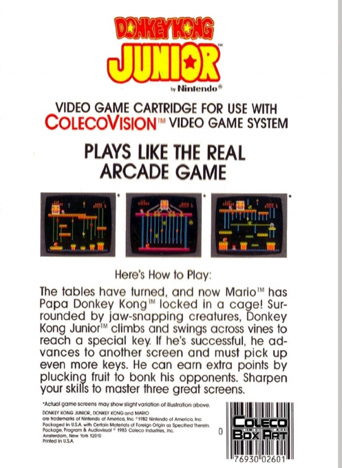 Donkey Kong Junior — box-2D-back (US)