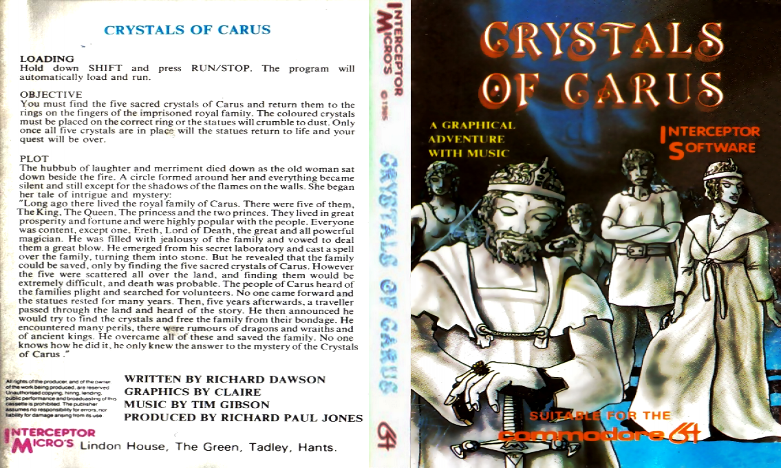 The Crystals of Carus — box-texture (EU)