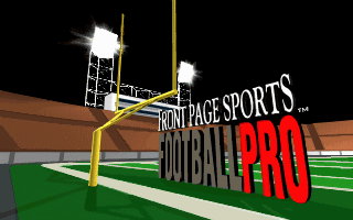 Front Page Sports - Football Pro — sstitle (US)