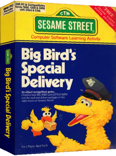 Big Bird's Special Delivery — box-3D (US)