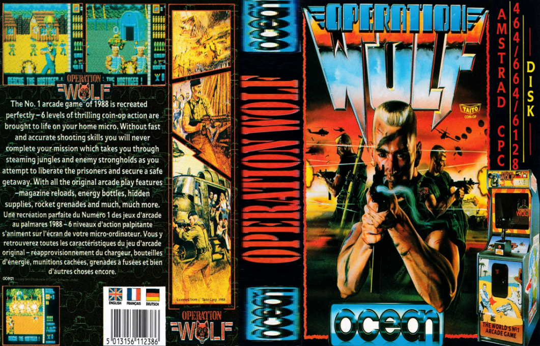 Operation Wolf — box-texture (EU)