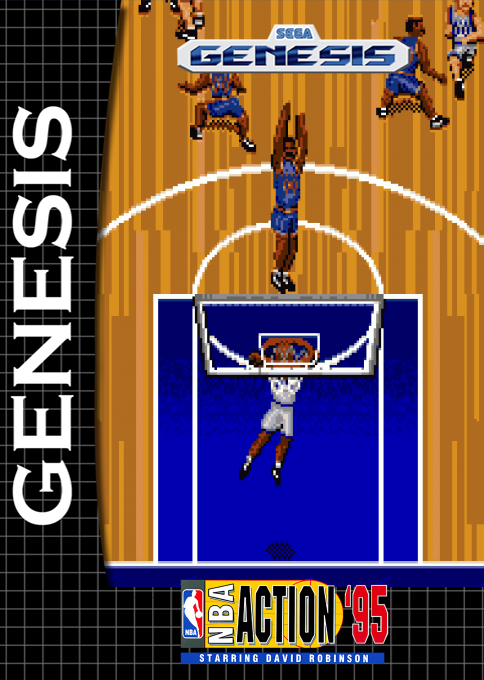 Nba Action '95 Starring David Robinson — box-2D (SS)