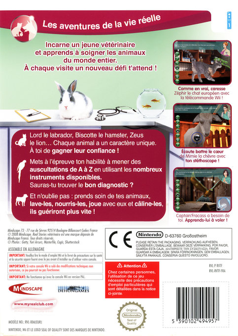 Real Stories - Veterinaire — box-2D-back (FR)