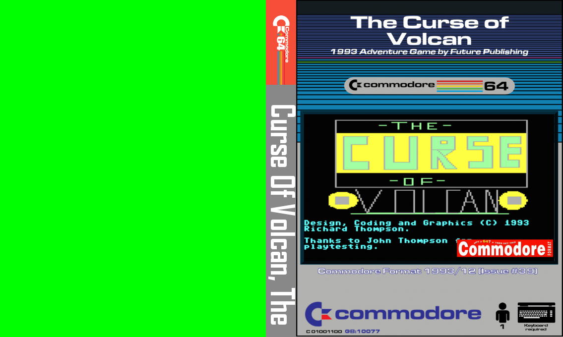 The Curse of Volcan — box-texture (CUS)