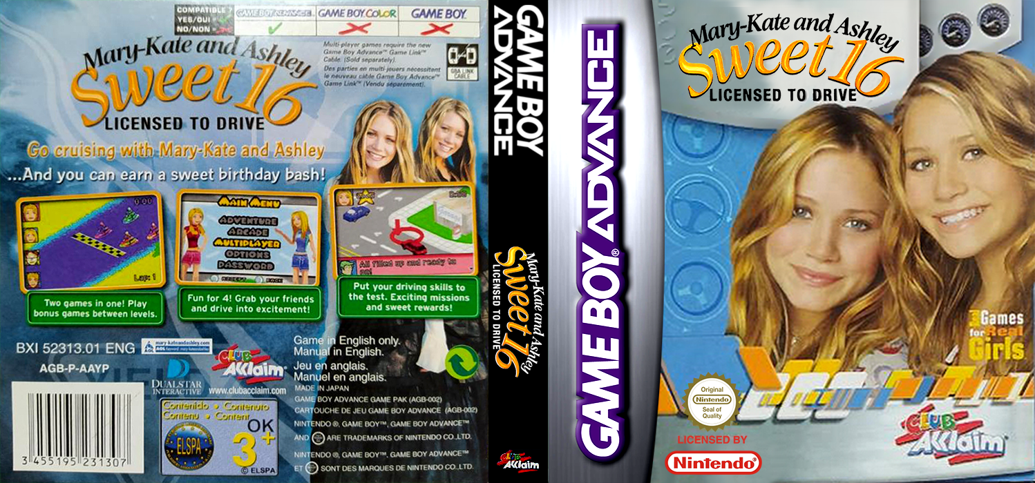 Mary-kate And Ashley Sweet 16 - Licensed To Drive — box-texture (EU)