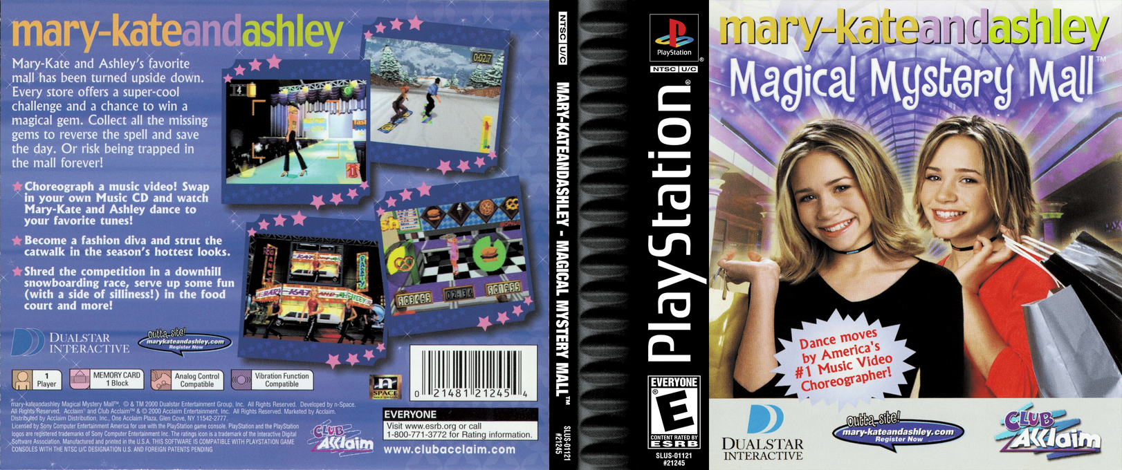 Mary-kate And Ashley - Magical Mystery Mall — box-texture (US)