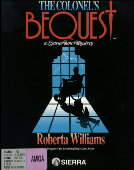 Colonel's Bequest, The box art