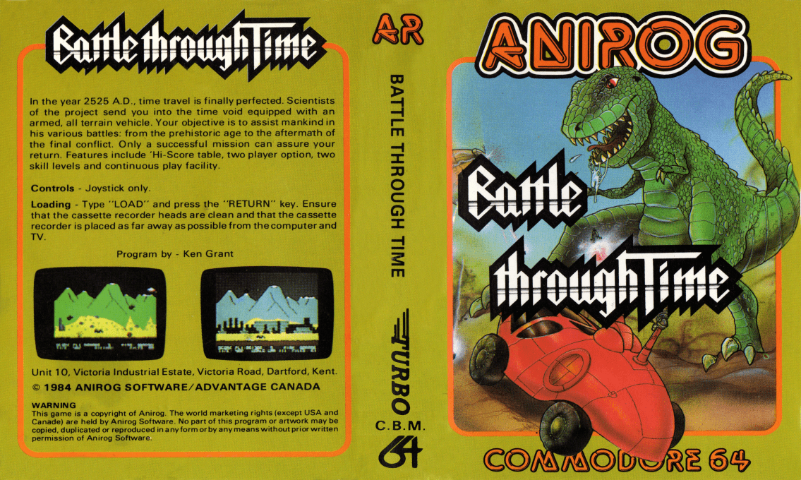 Battle Through Time — box-texture (EU)