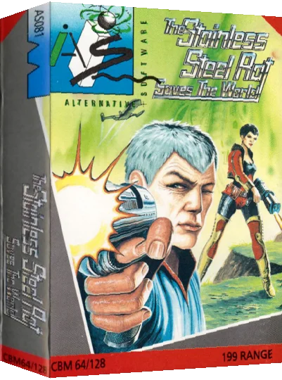 The Stainless Steel Rat Saves the World — box-3D (EU)