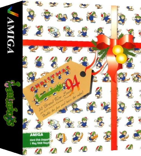 Holiday Lemmings 1994 — box-3D (WOR)
