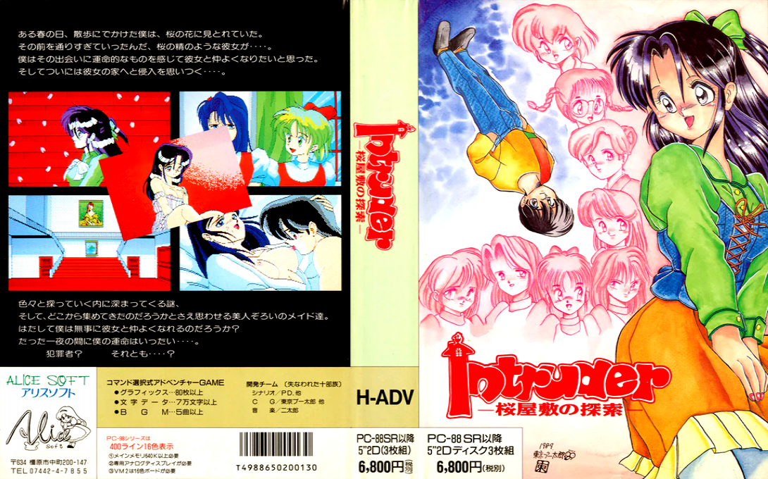 Intruder - Sakura Yashiki no Tansaku — box-texture (JP)