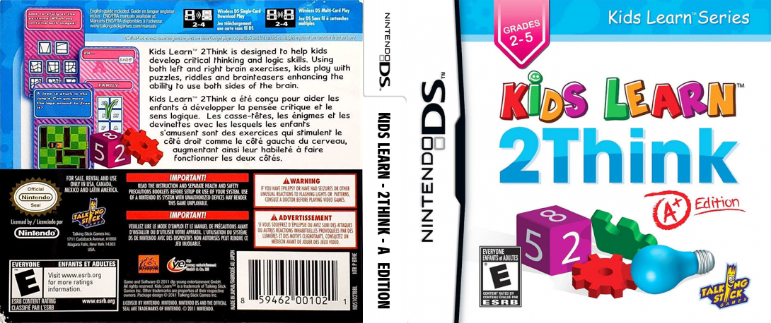 Kids Learn - 2Think - A+ Edition - Multiplayer — box-texture (US)