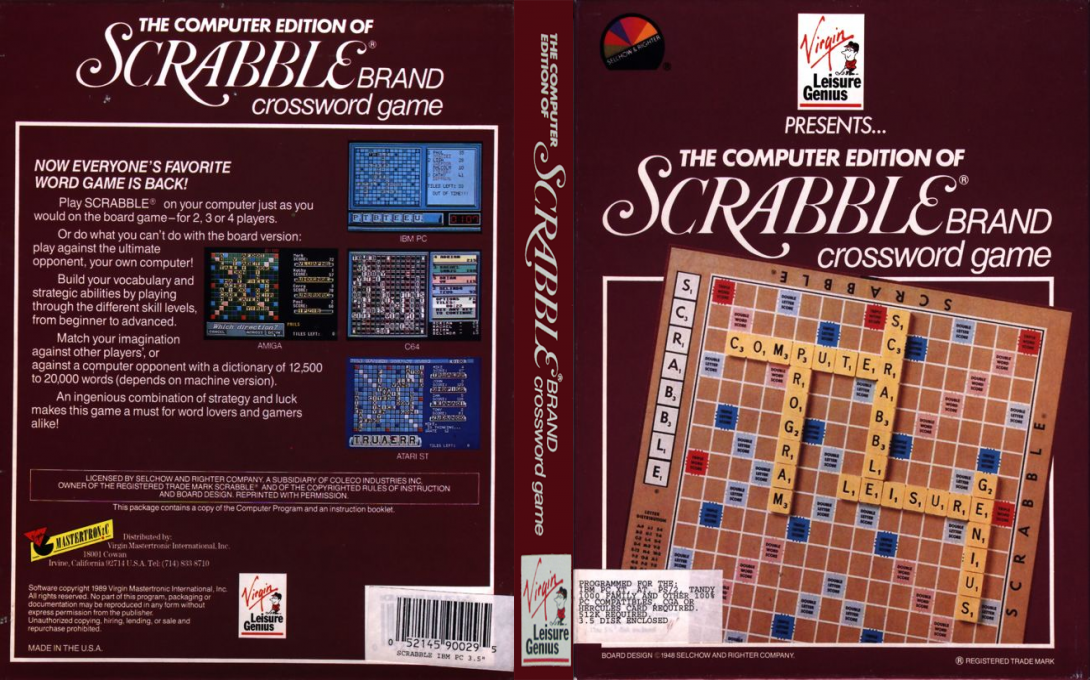 Computer Edition Of Scrabble, The — box-texture (US)