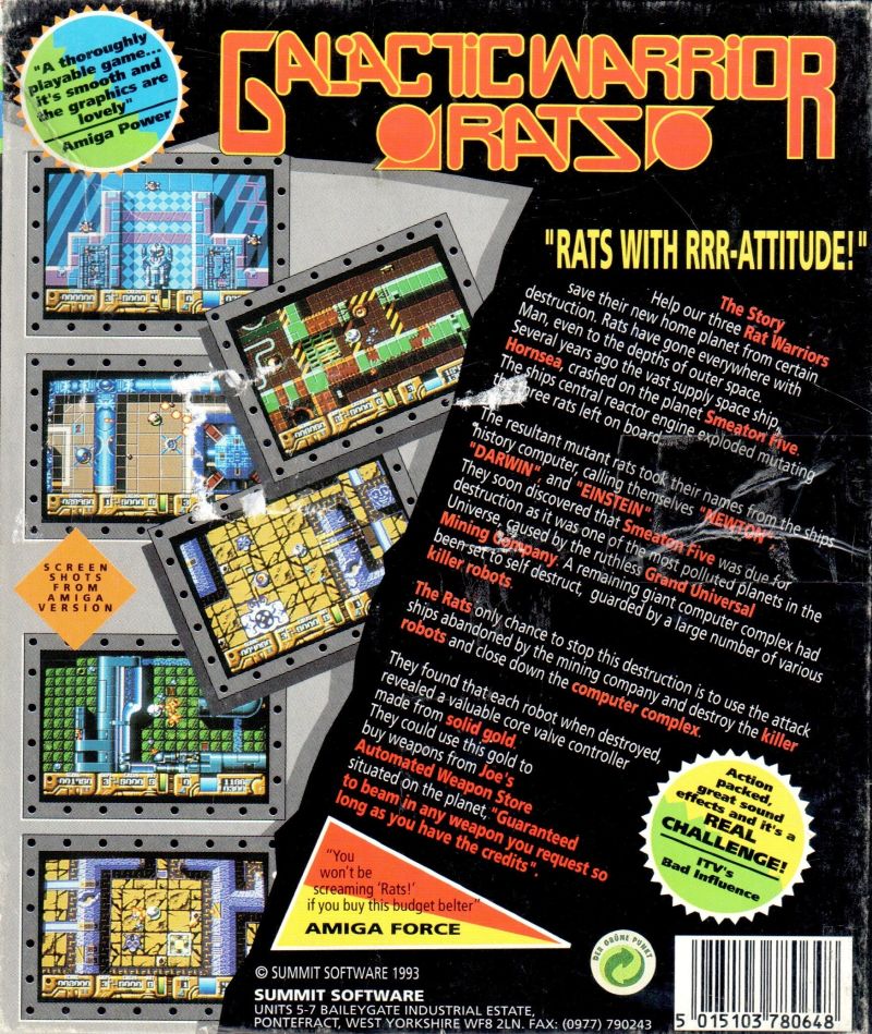 Galactic Warrior Rats — box-2D-back (UK)