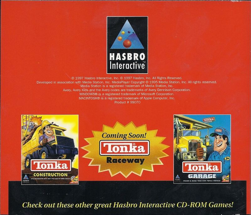 Tonka Search & Rescue — box-2D-back (US)