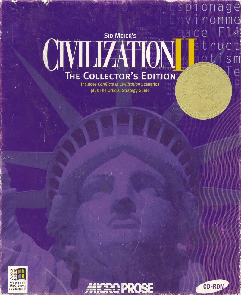 Sid Meier's Civilization II: The Collector's Edition box art