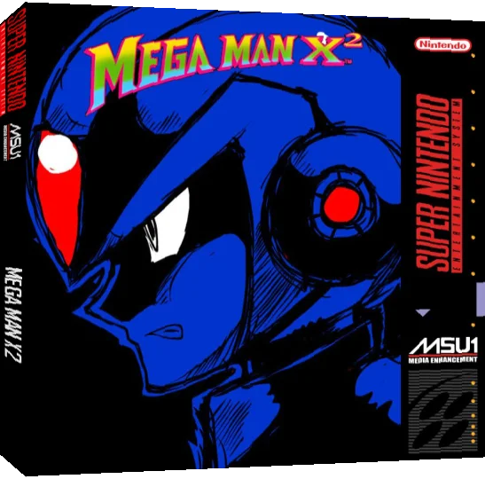 Mega Man X2 — box-3D (US)