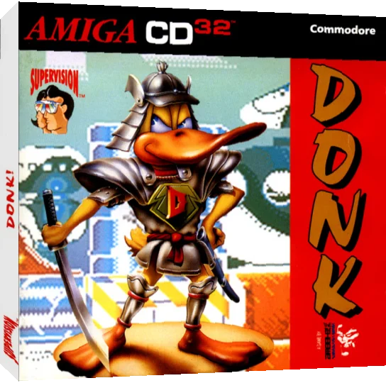 Donk! The Samurai Duck! — box-3D (WOR)