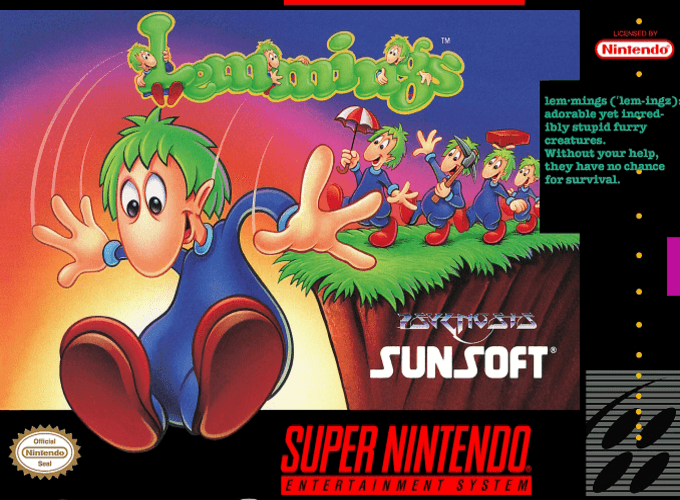 Lemmings box art