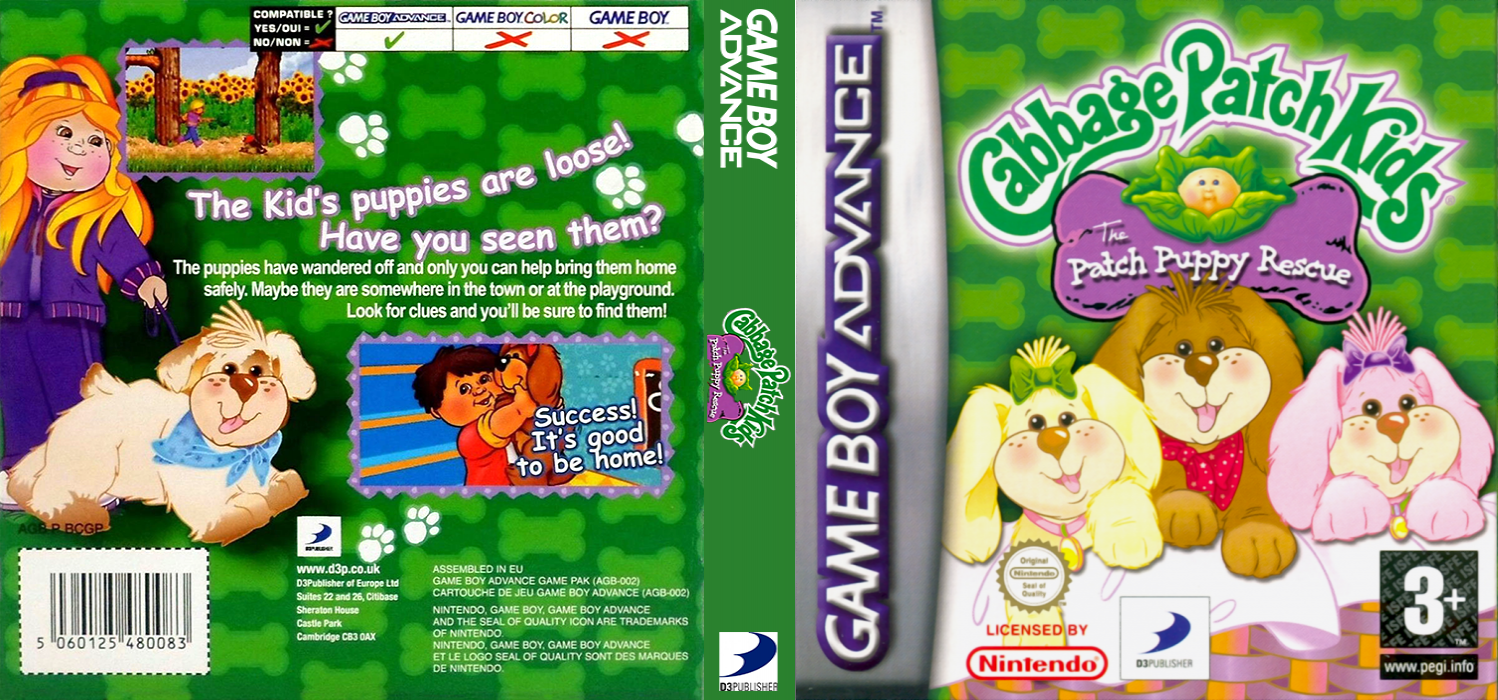 Cabbage Patch Kids - The Patch Puppy Rescue — box-texture (EU)